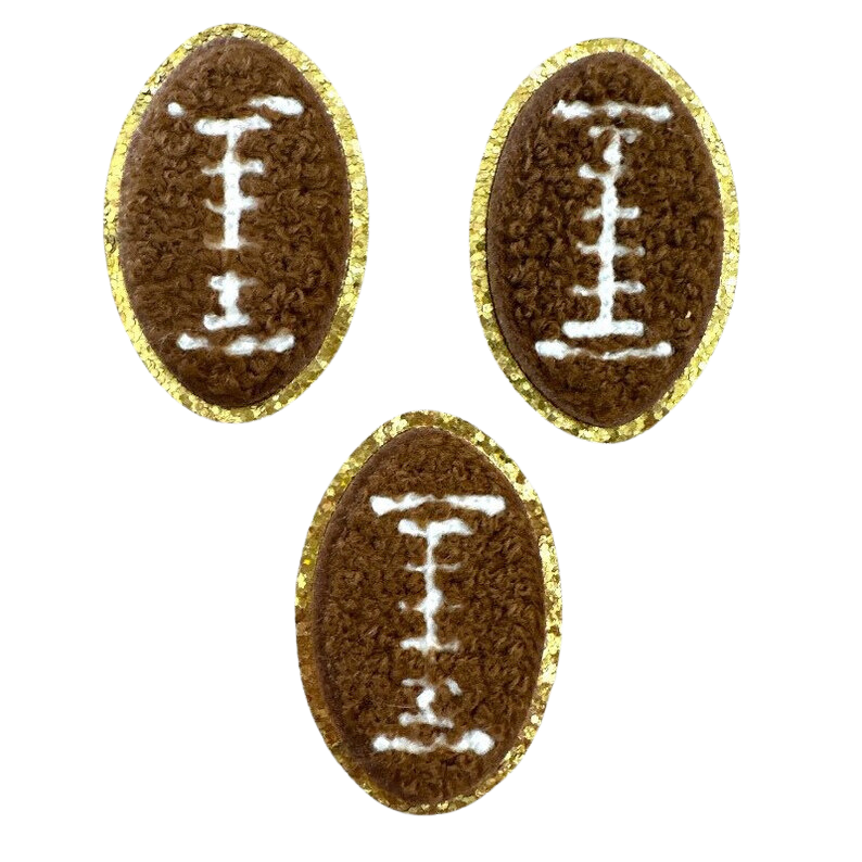 Football Glitter Border Chenille