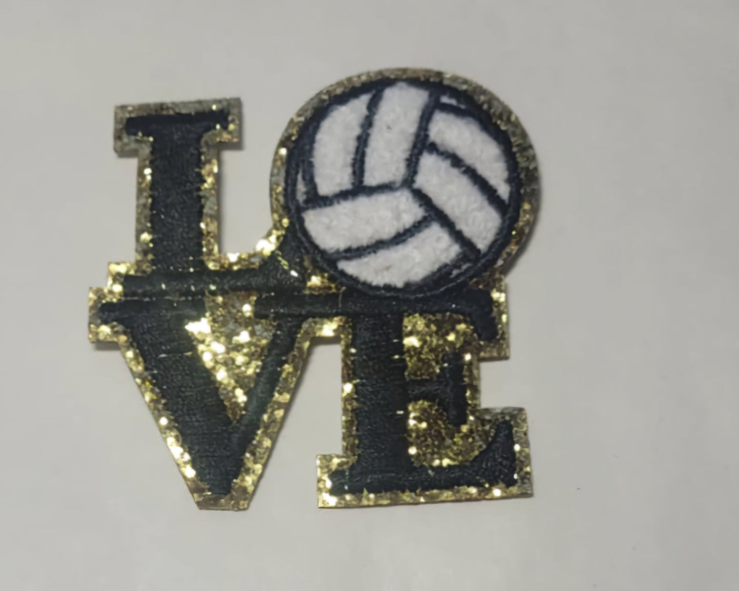 I Love Volleyball Chenille