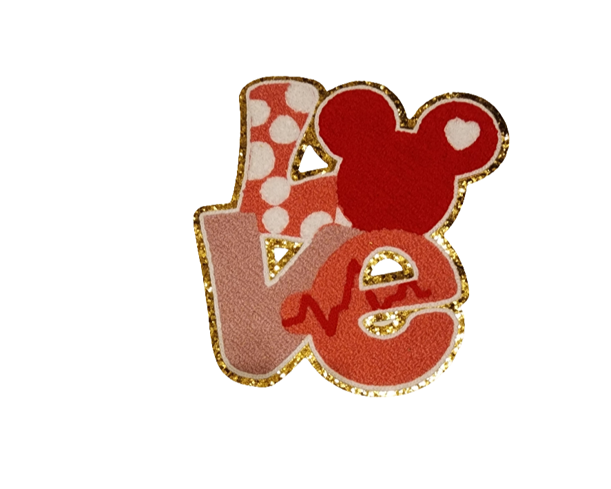 Chenille "LOVE" Mouse