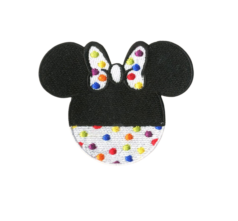 Cutest Confetti Mouse Custom Embroidered Patch