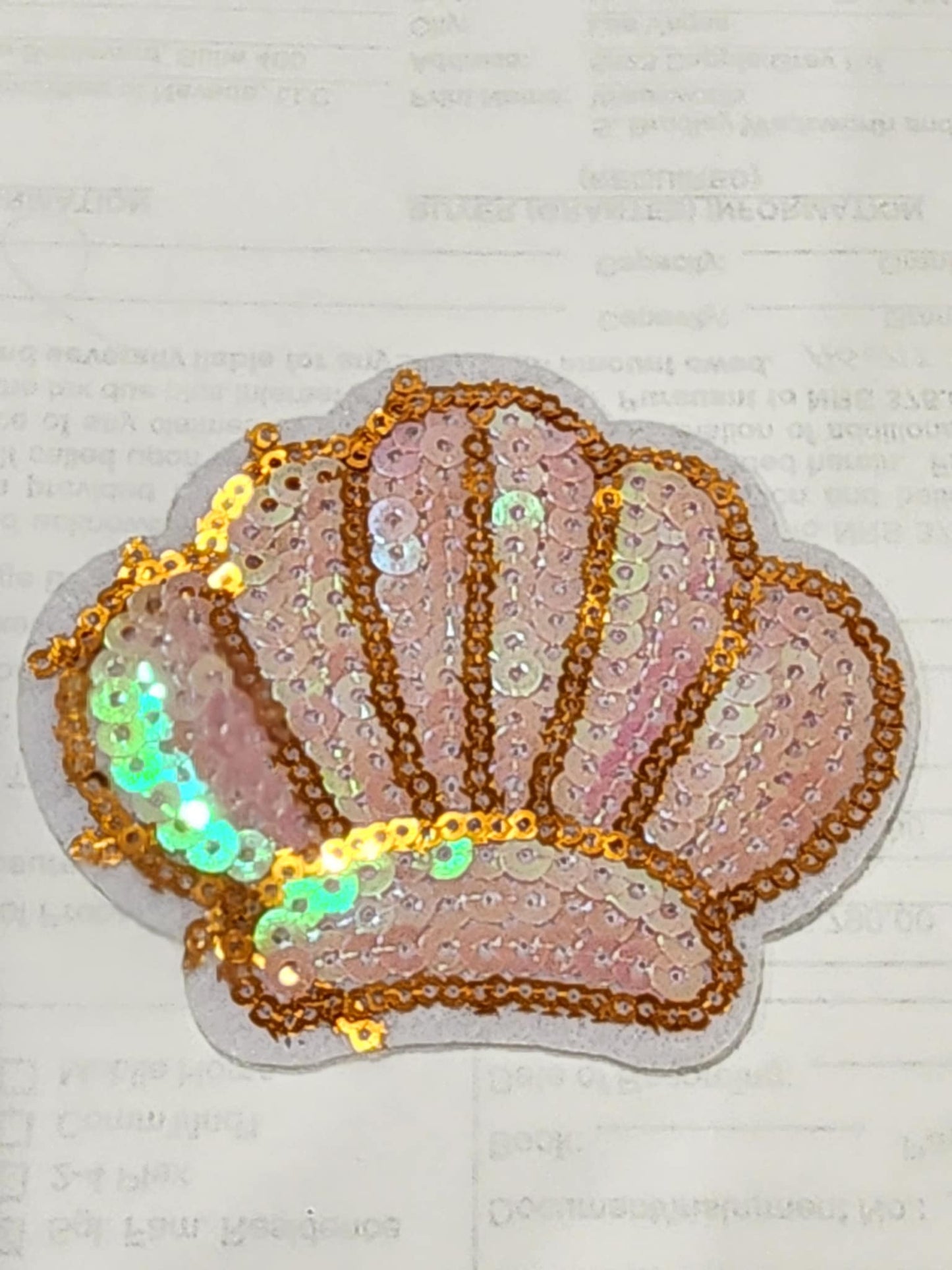 Seashell Sequin Pink