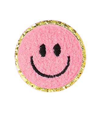 Smiley Patch Chenille