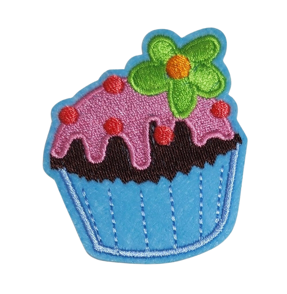 Cupcake Embroidered Patch