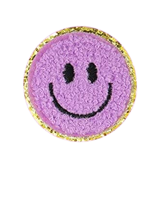 Smiley Patch Chenille