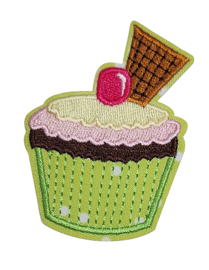 Cupcake Embroidered Patch