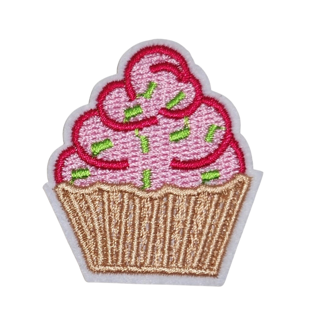 Cupcake Embroidered Patch