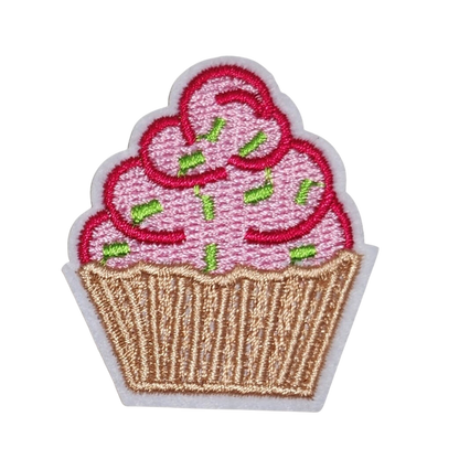 Cupcake Embroidered Patch