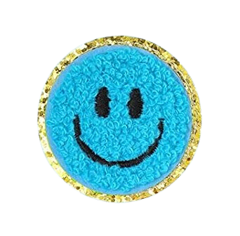 Smiley Patch Chenille