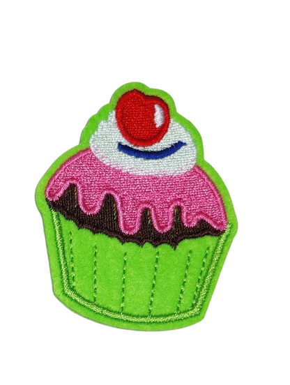 Cupcake Embroidered Patch