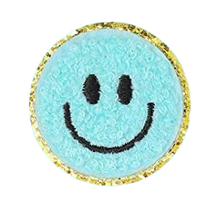 Smiley Patch Chenille