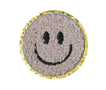 Smiley Patch Chenille