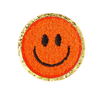 Smiley Patch Chenille