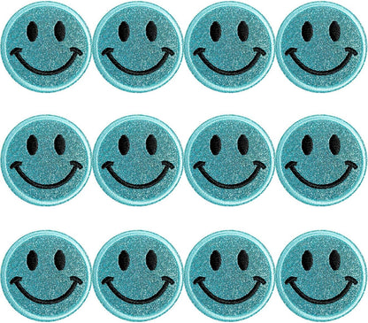 Smiley Patch Glitter