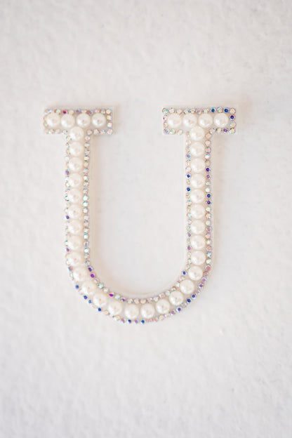 Happy Barb Custom Made Exclusive 3 inch Pearl Alphabet Letters