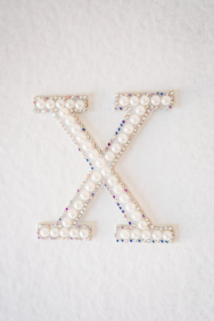 Happy Barb Custom Made Exclusive 3 inch Pearl Alphabet Letters