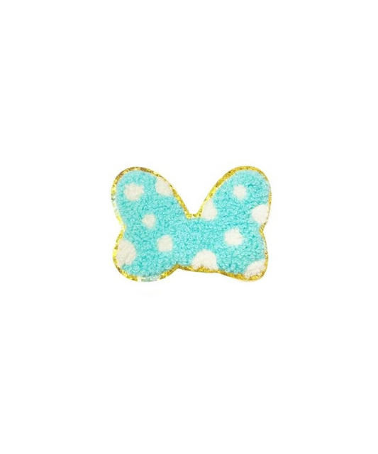 Polka Dot Chenille Bow