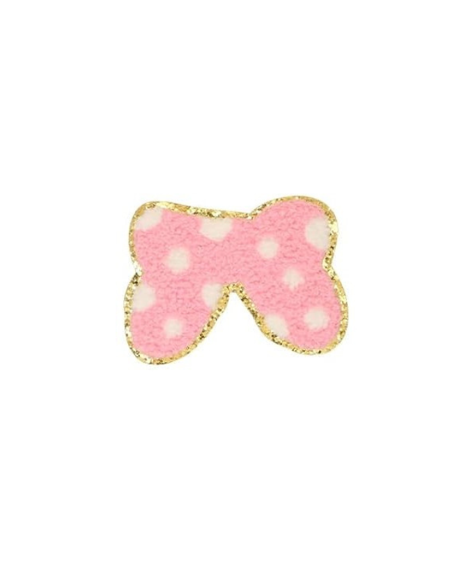 Polka Dot Chenille Bow Small