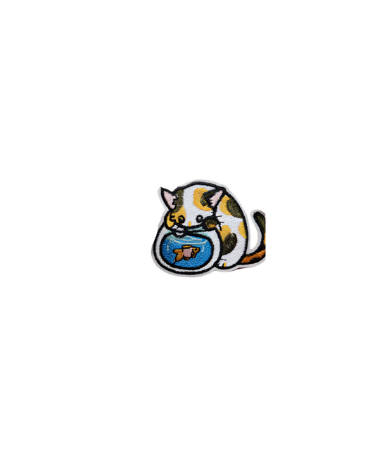 Fishbowl cat