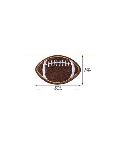 Football Felt Embroidered Patch