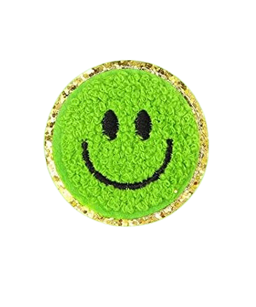 Smiley Patch Chenille