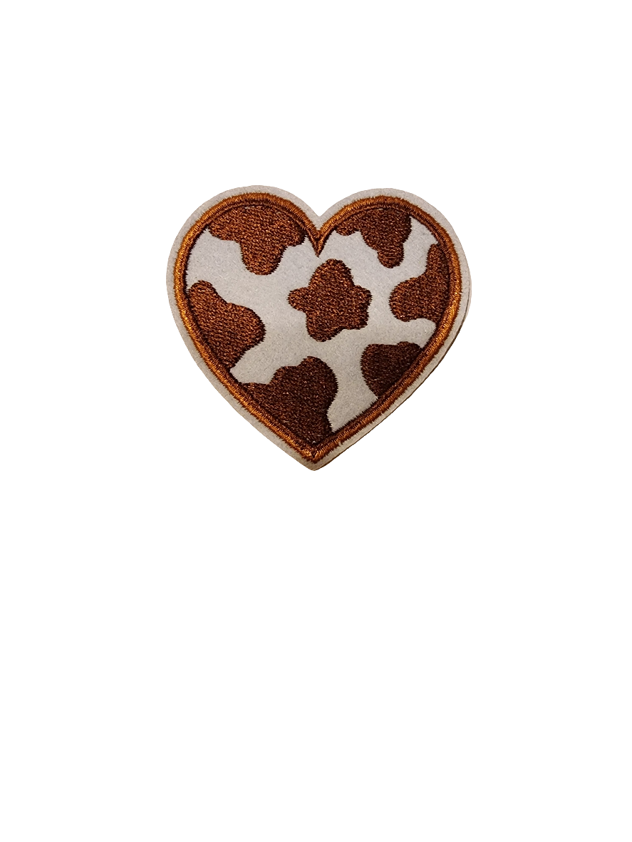 Cow Print Heart