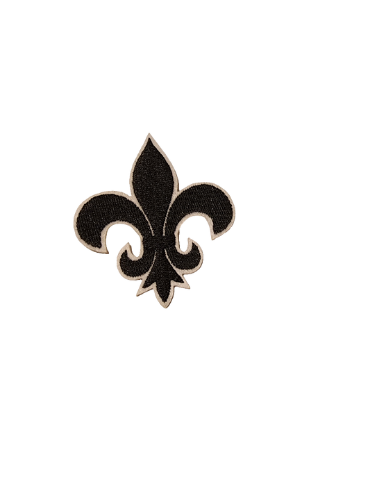 Fleur-de-lis Black