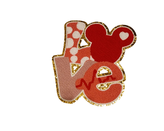 Chenille "LOVE" Mouse