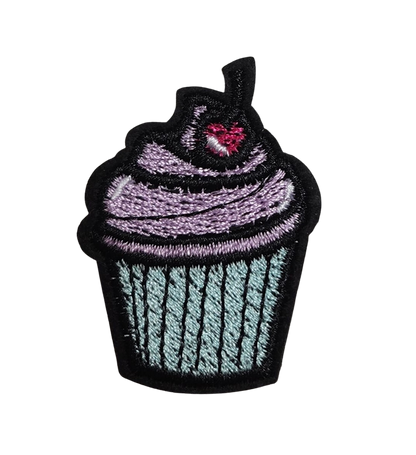 Cupcake Embroidered Patch