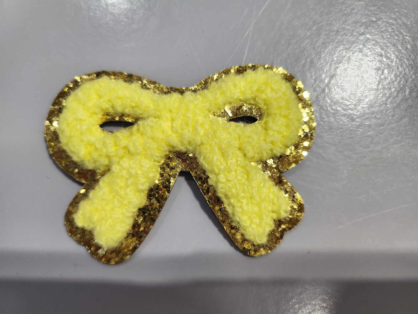 Chenille Bow (glitter)