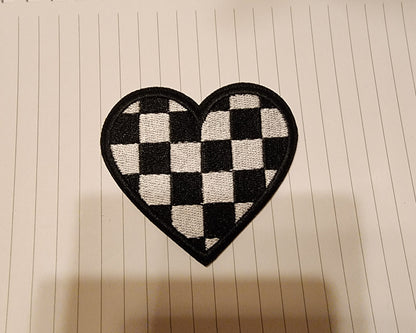 Large Check Heart