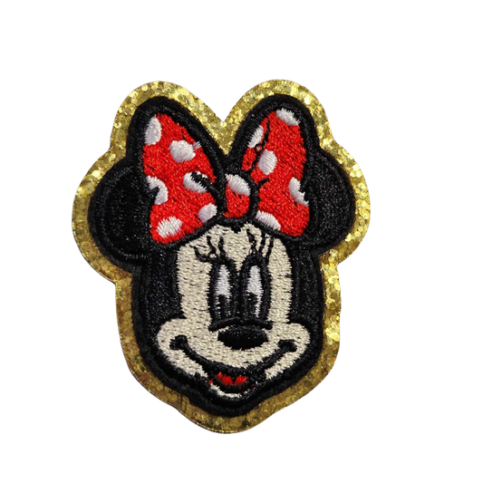Ms. Mouse Mini Embroidered no glitter border
