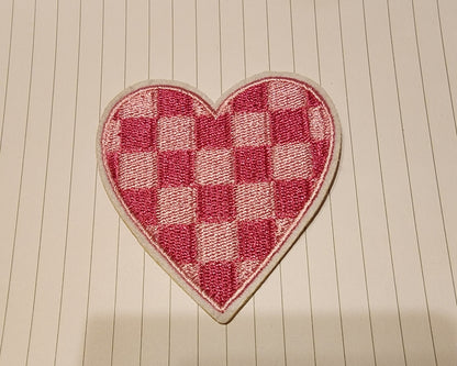 Large Check Heart