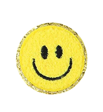 Smiley Patch Chenille